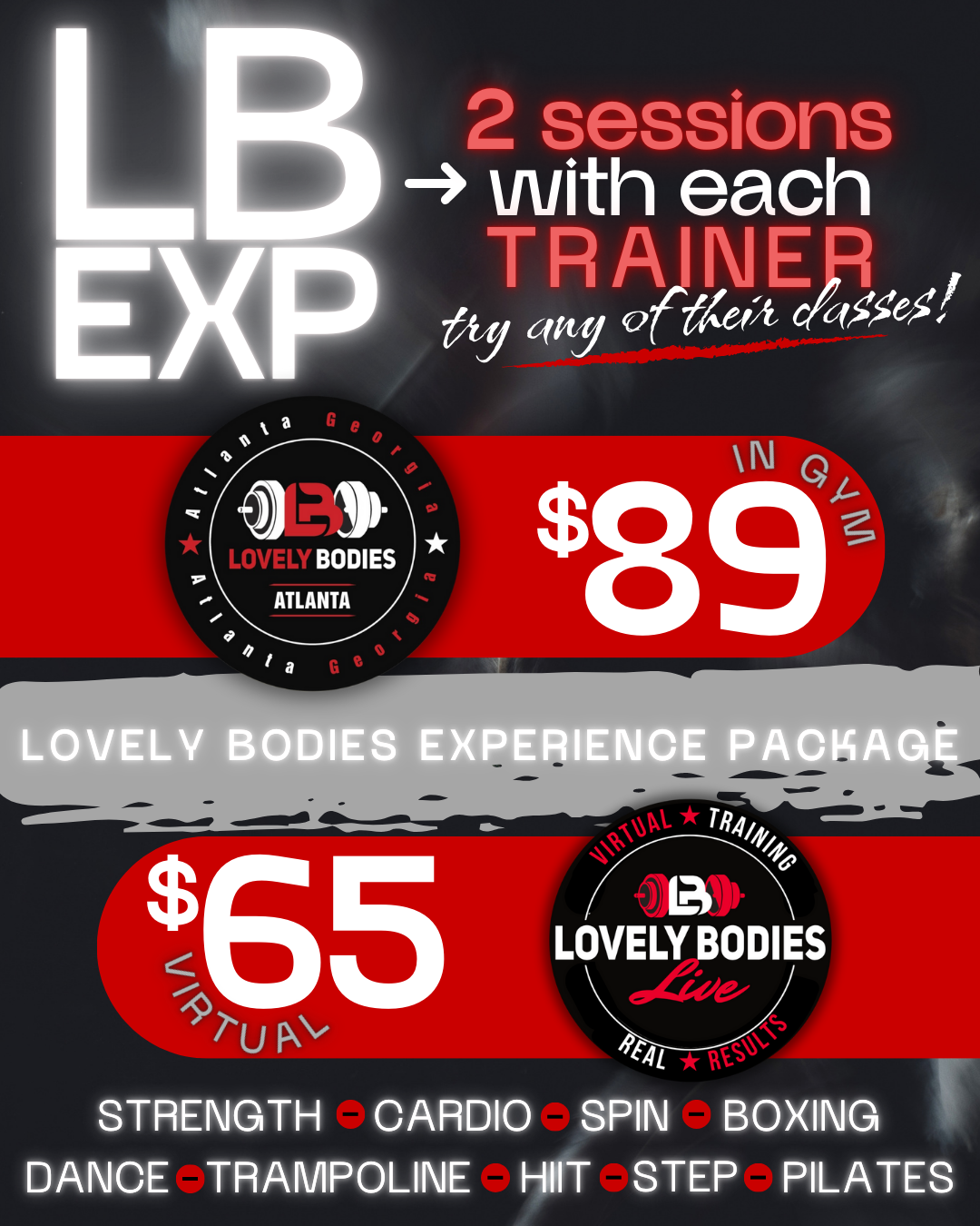 LB EXPERIENCE PACKAGE